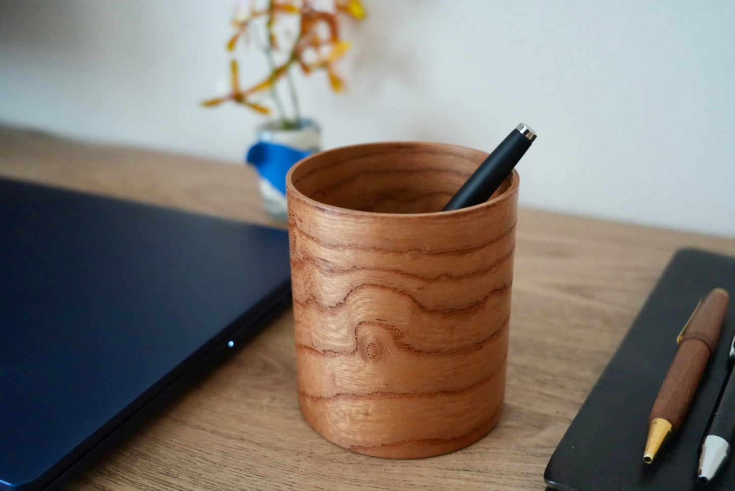 銘木曲木ツールスタンド(欅玉杢)