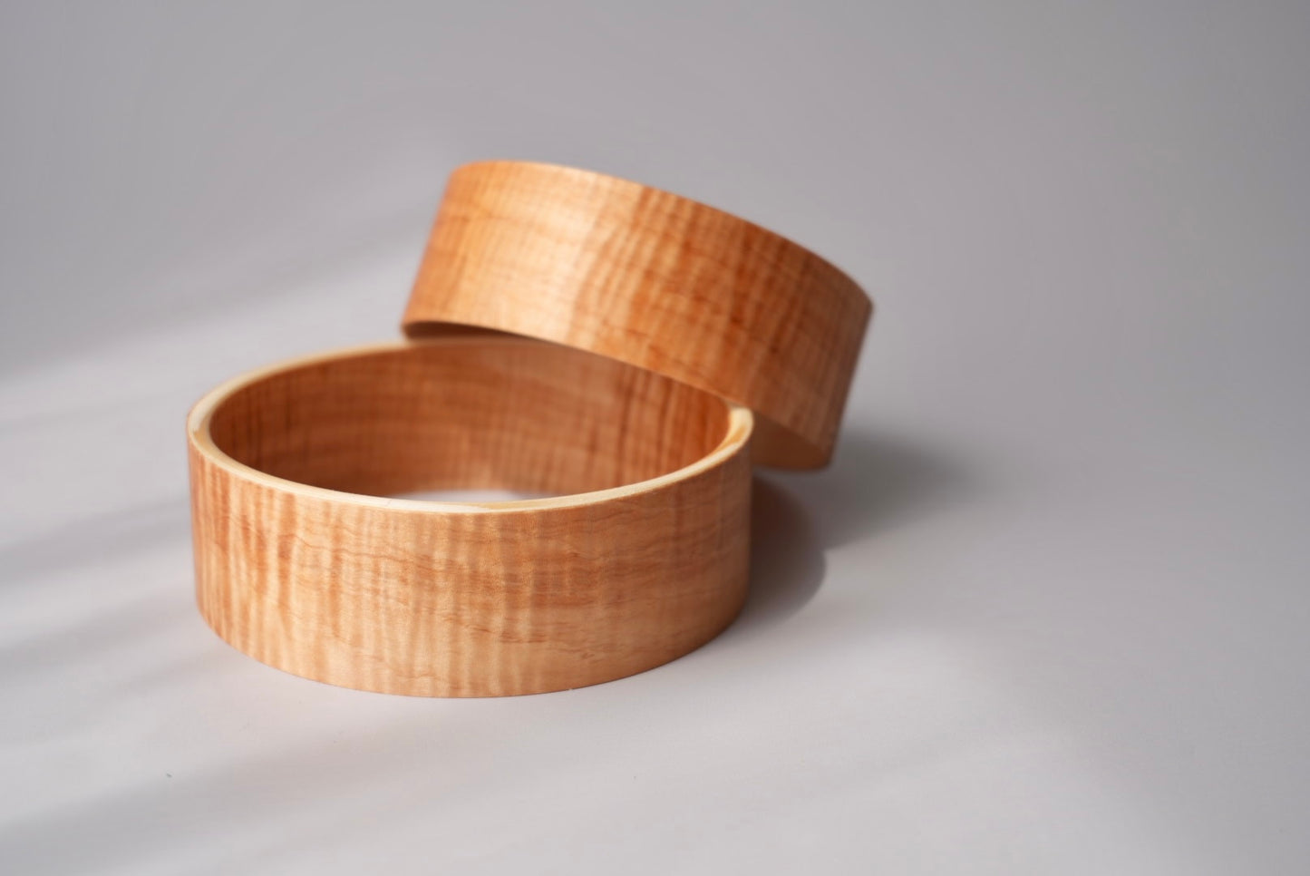 【受注生産】4寸地張無双輪張輪付　栃縮杢